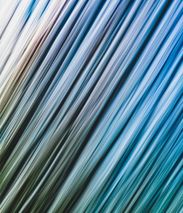 Abstract glowing lines representing steady body movement rhythm
